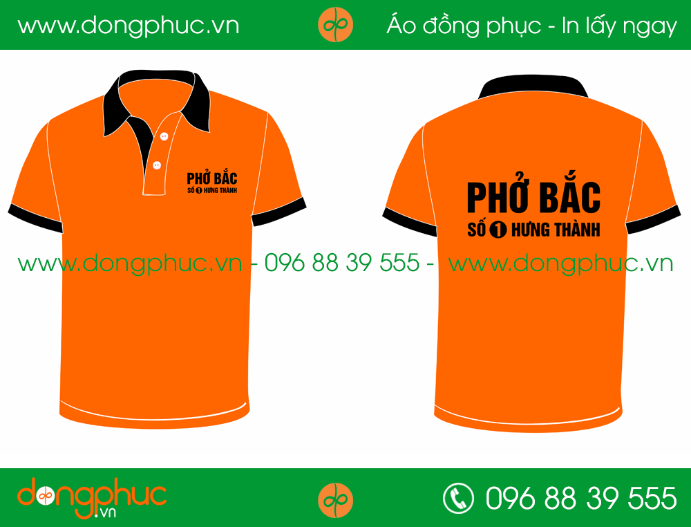 Áo phông đồng phục Phở Bắc